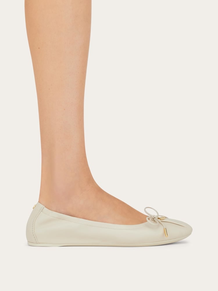 Elasticated ballet flat - Image 4
